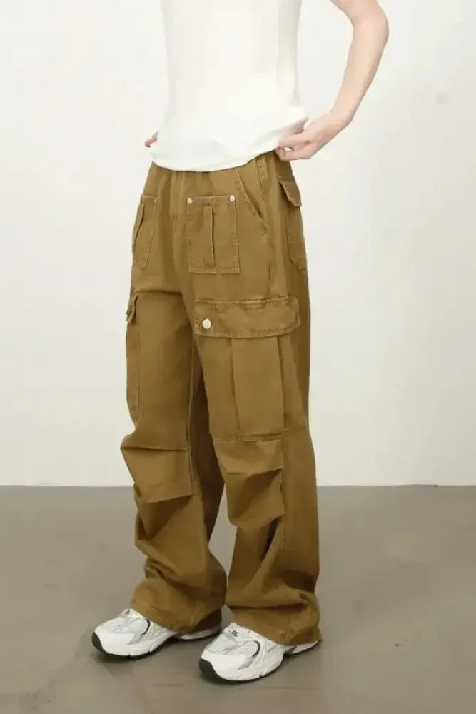 Men's Mid Rise Cargo Jeans - Update AvenueTrendsi100400195001951100400195001951Men's Mid Rise Cargo JeansKhaki