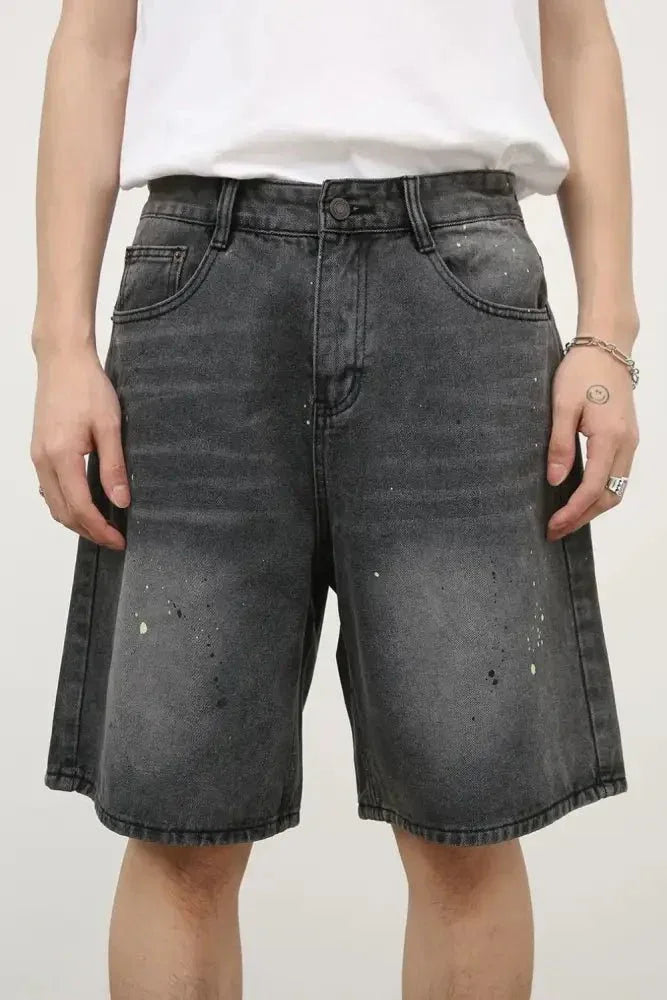 Men's Mid Rise Denim Shorts - Update AvenueTrendsi100400414479792100400414479792Men's Mid Rise Denim ShortsDark