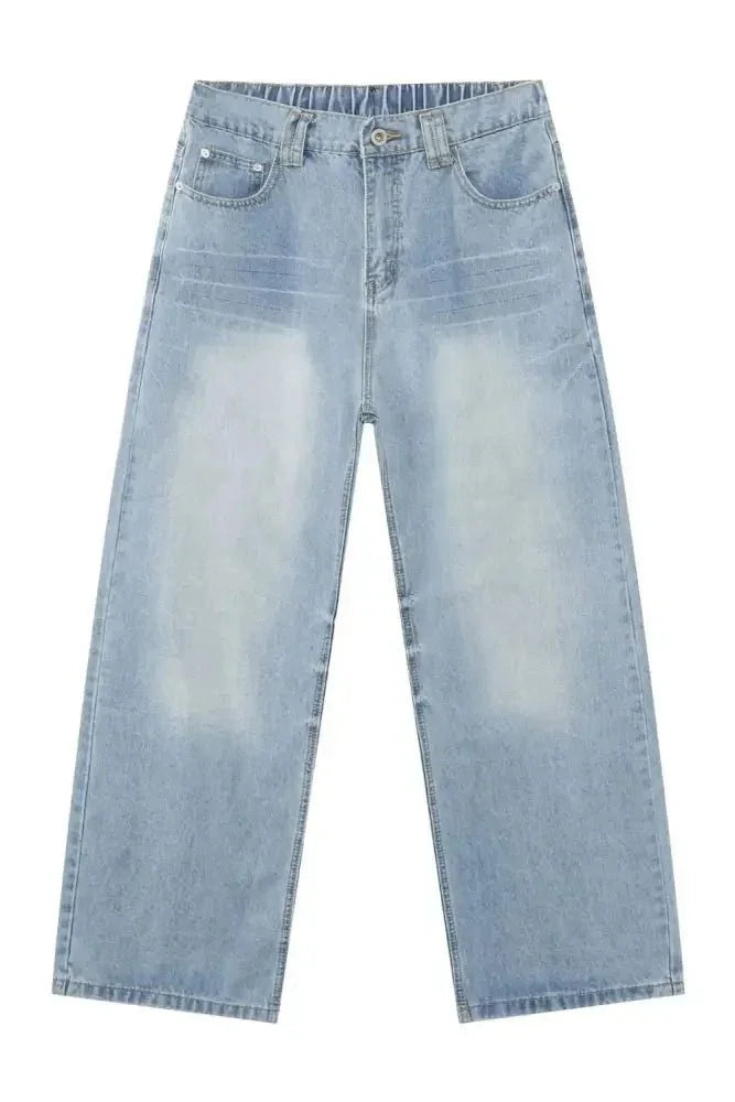 Men's Mid Rise Wide Leg Jeans with Pockets - Update AvenueTrendsi100400293358830100400293358830Men's Mid Rise Wide Leg Jeans with PocketsMedium