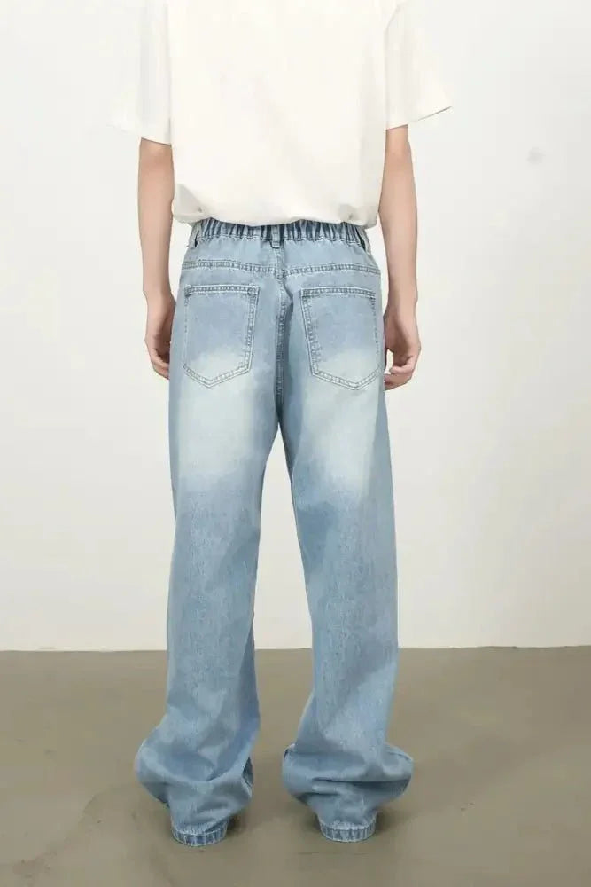 Men's Mid Rise Wide Leg Jeans with Pockets - Update AvenueTrendsi100400293358830100400293358830Men's Mid Rise Wide Leg Jeans with PocketsMedium