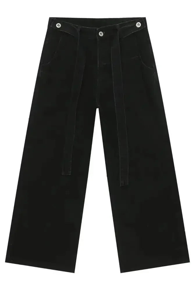 Men's Mid Rise Wide Leg Jeans - Update AvenueTrendsi100400986853895100400986853895Men's Mid Rise Wide Leg JeansBlack
