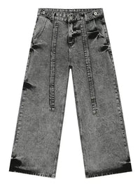 Men's Mid Rise Wide Leg Jeans - Update AvenueTrendsi100400986858649100400986858649Men's Mid Rise Wide Leg JeansDark Gray