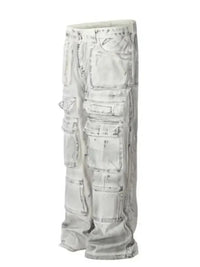 Men's Multi - Pocket Cargo Denim Jeans - Update AvenueTrendsi100400952544652100400952544652Men's Multi - Pocket Cargo Denim JeansApply Dirty White