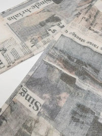 Men's Newspaper Print Wide Leg Jeans - Update AvenueTrendsi100400938687270100400938687270Men's Newspaper Print Wide Leg JeansGray