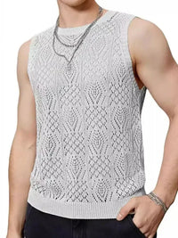 Men's Openwork Round Neck Tank - Update AvenueTrendsi1004007651693271004007651693276ddc1858 - 56f4 - 46cd - 80cb - 741827418186 - MaxGray