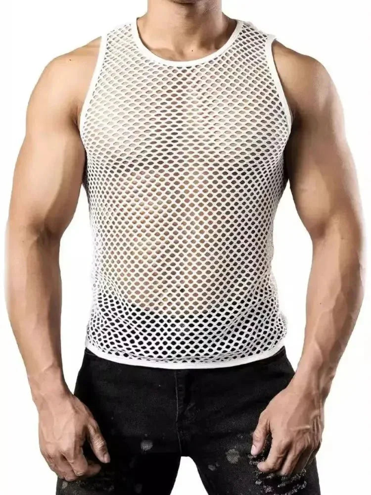 Men's Openwork Round Neck Tank - Update AvenueTrendsi10040081379364910040081379364974667c0e - 0311 - 4a5e - bad7 - 0cb4e44fe315 - MaxWhite