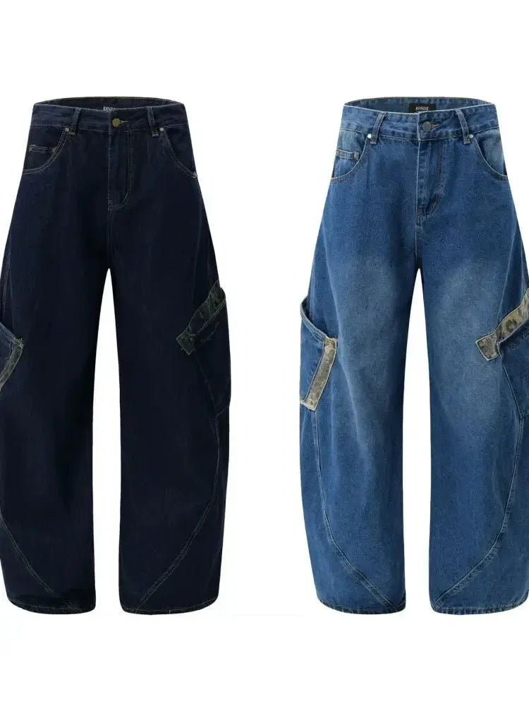 Men's Oversized Cargo Jeans - Update AvenueTrendsi100400558521171100400558521171Men's Oversized Cargo JeansBlack