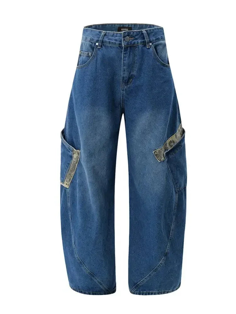 Men's Oversized Cargo Jeans - Update AvenueTrendsi100400558521648100400558521648Men's Oversized Cargo JeansBlue