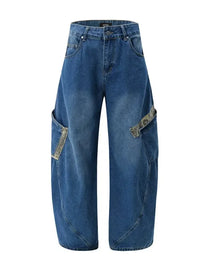 Men's Oversized Cargo Jeans - Update AvenueTrendsi100400558521648100400558521648Men's Oversized Cargo JeansBlue