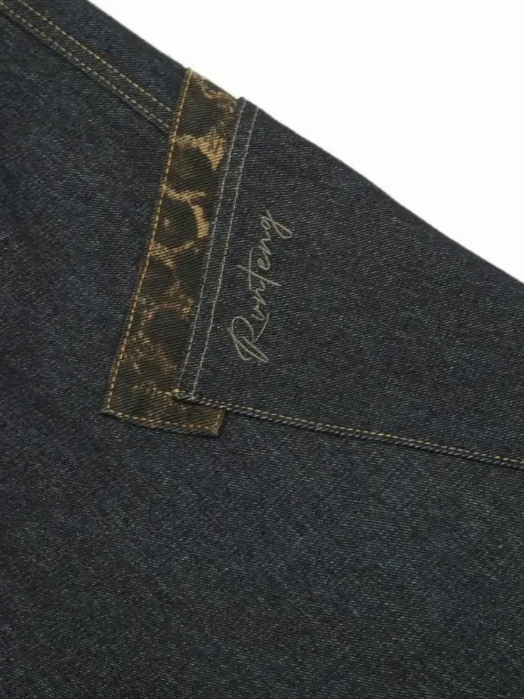 Men's Oversized Wash Cargo Jeans