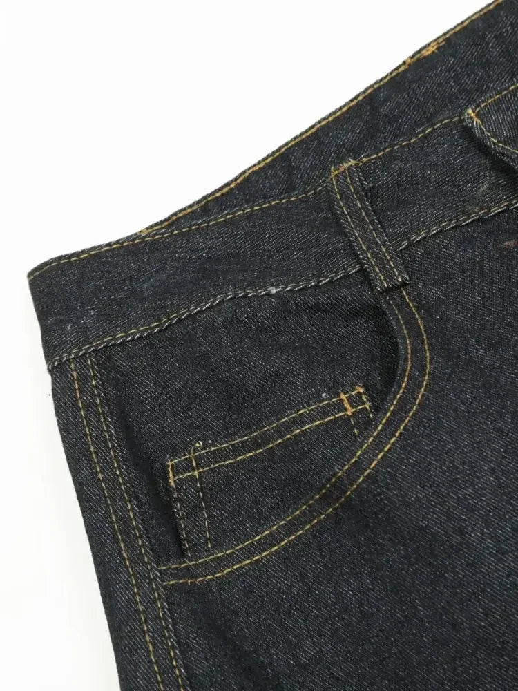 Men's Oversized Wash Cargo Jeans