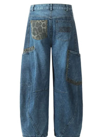 Men's Oversized Wash Cargo Jeans