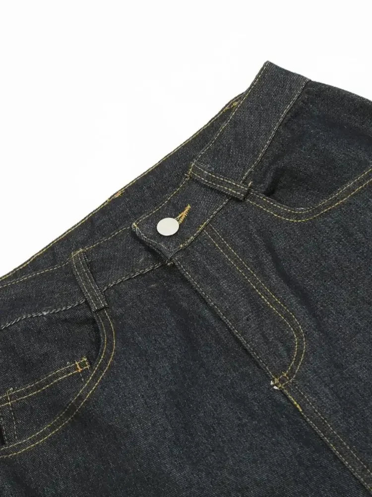 Men's Oversized Wash Cargo Jeans