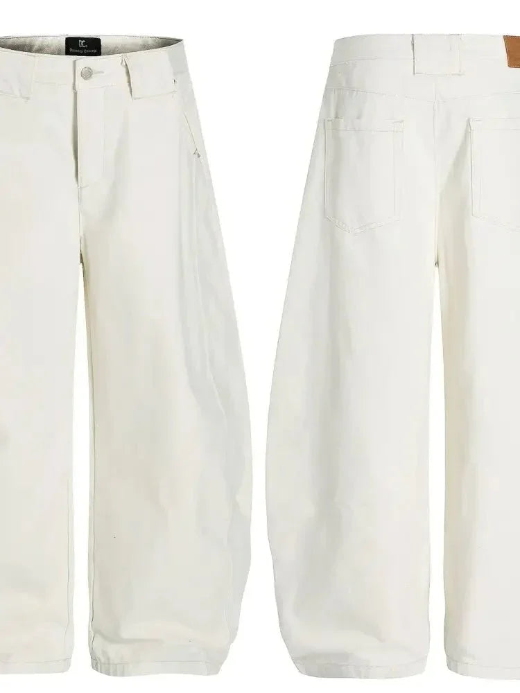 Men's Oversized Wide Leg Jeans - Update AvenueTrendsi100400845484410100400845484410Men's Oversized Wide Leg JeansWhite