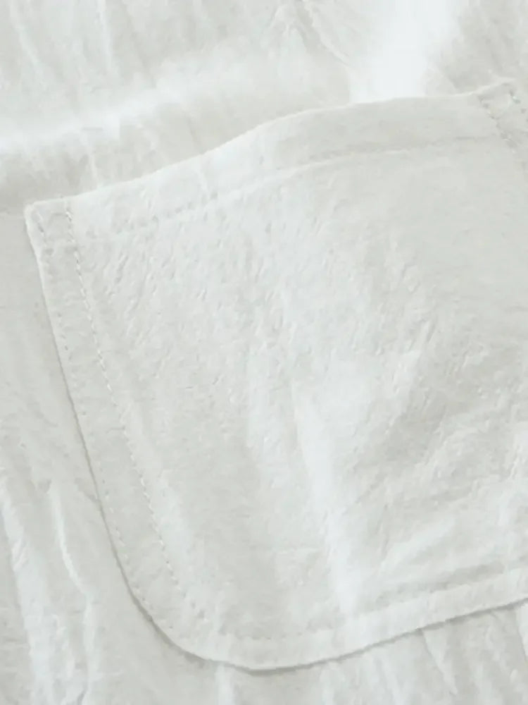 Men's Plus Size Button Down Half Sleeve Shirt