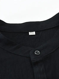Men's Plus Size Button Down Half Sleeve Shirt