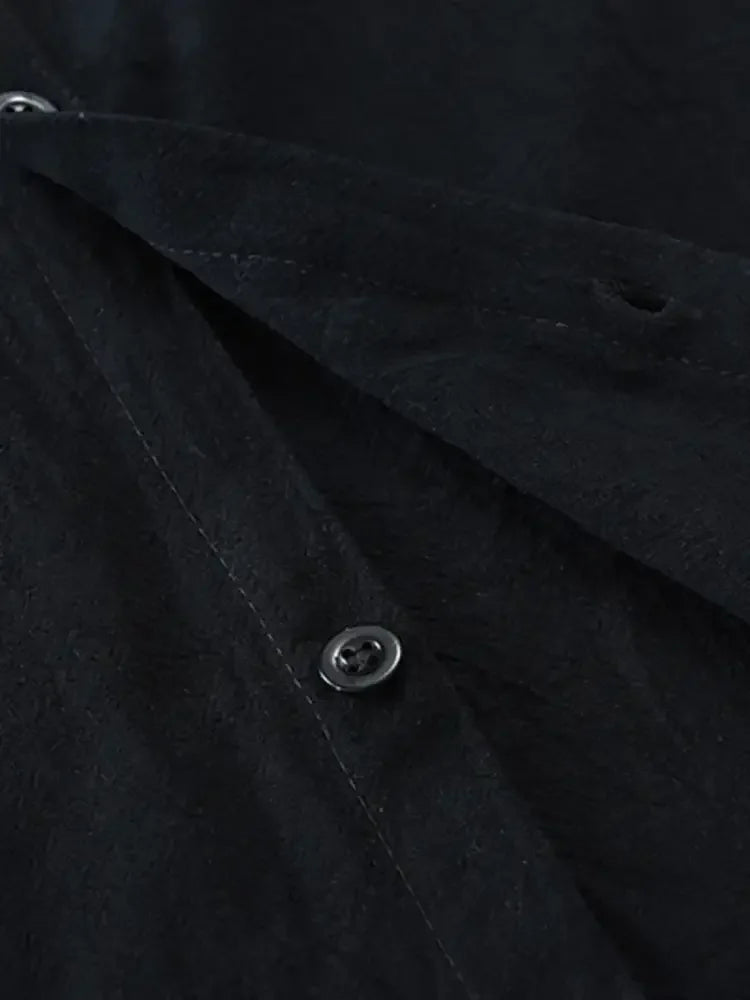 Men's Plus Size Button Down Half Sleeve Shirt