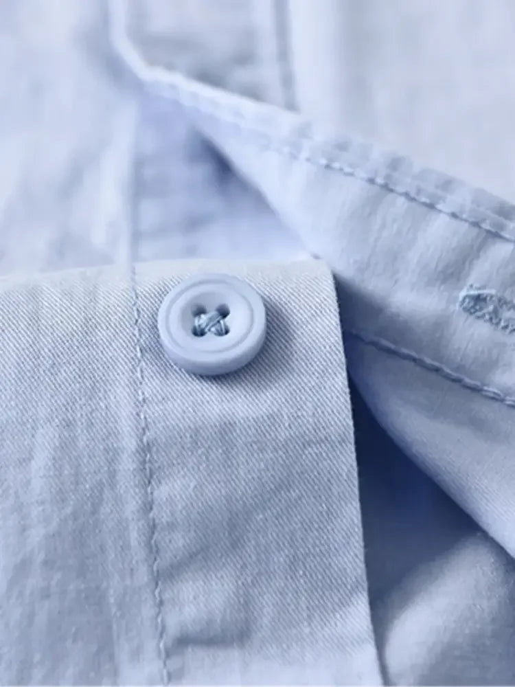 Men's Plus Size Button Up Long Sleeve Shirt