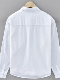 Men's Plus Size Button Up Long Sleeve Shirt
