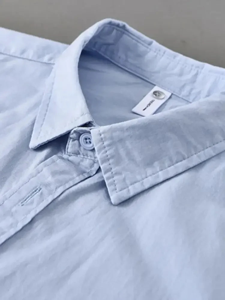 Men's Plus Size Button Up Long Sleeve Shirt