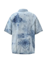 Men's Plus Size Button Up Short Sleeve Denim Shirt - Update AvenueTrendsi100400702594612100400702594612Men's Plus Size Button Up Short Sleeve Denim ShirtLight Blue