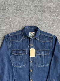 Men's Plus Size Button Up Washed Denim Shirt - Update AvenueTrendsi100400467234025100400467234025Men's Plus Size Button Up Washed Denim ShirtLight Blue