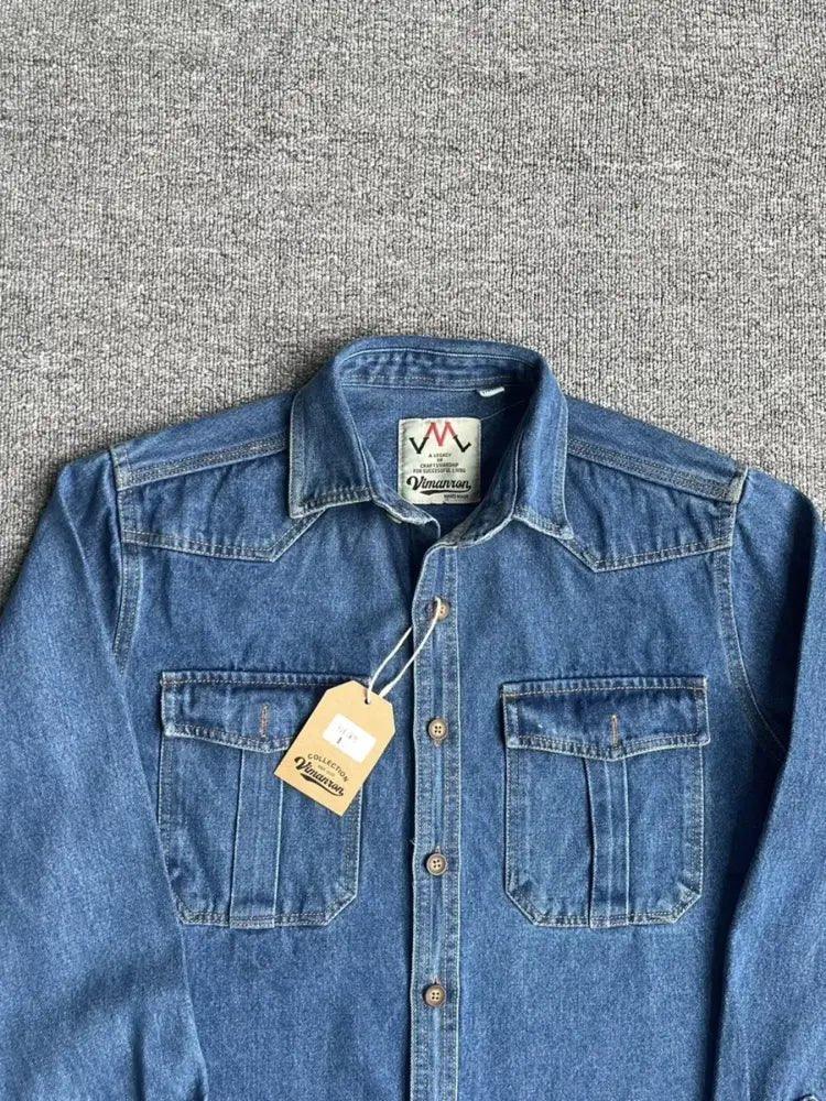 Men's Plus Size Button Up Washed Denim Shirt - Update AvenueTrendsi100400467234025100400467234025Men's Plus Size Button Up Washed Denim ShirtLight Blue