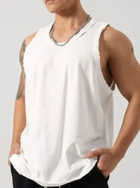 Men's Plus Size Distressed Hem Round Neck Tank - Update AvenueTrendsi10040041977376810040041977376895946185 - daab - 4799 - 9486 - 5ae211743e46 - MaxWhite