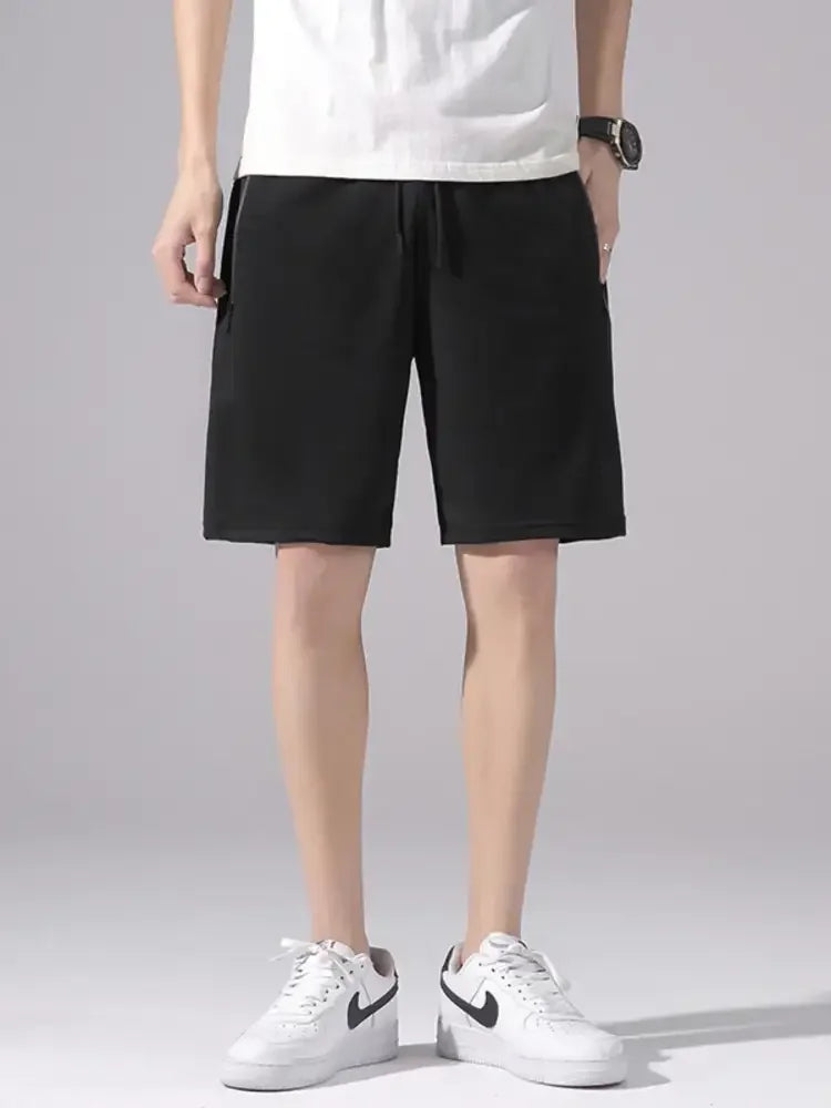 Men's Plus Size Drawstring Active Shorts