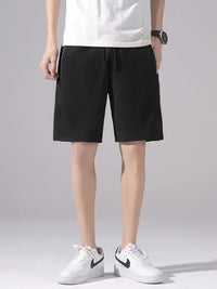 Men's Plus Size Drawstring Active Shorts