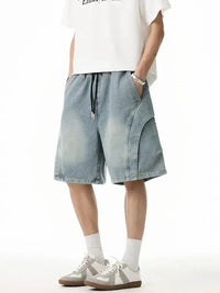 Men's Plus Size Drawstring Basic style Demin Shorts - Update AvenueTrendsi100400699884960100400699884960Men's Plus Size Drawstring Basic style Demin ShortsMedium