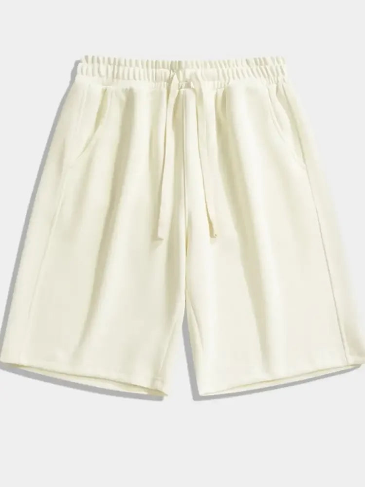 Men's Plus Size Drawstring Casual Shorts