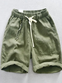 Men's Plus Size Drawstring Casual Shorts