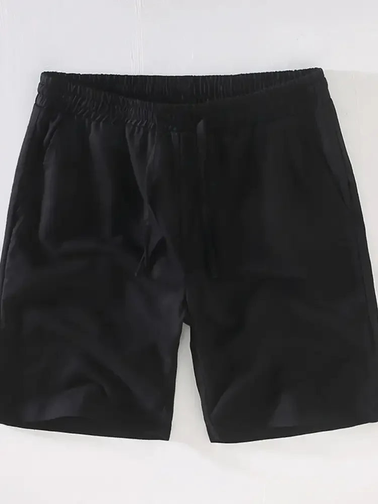Men's Plus Size Drawstring Casual Shorts