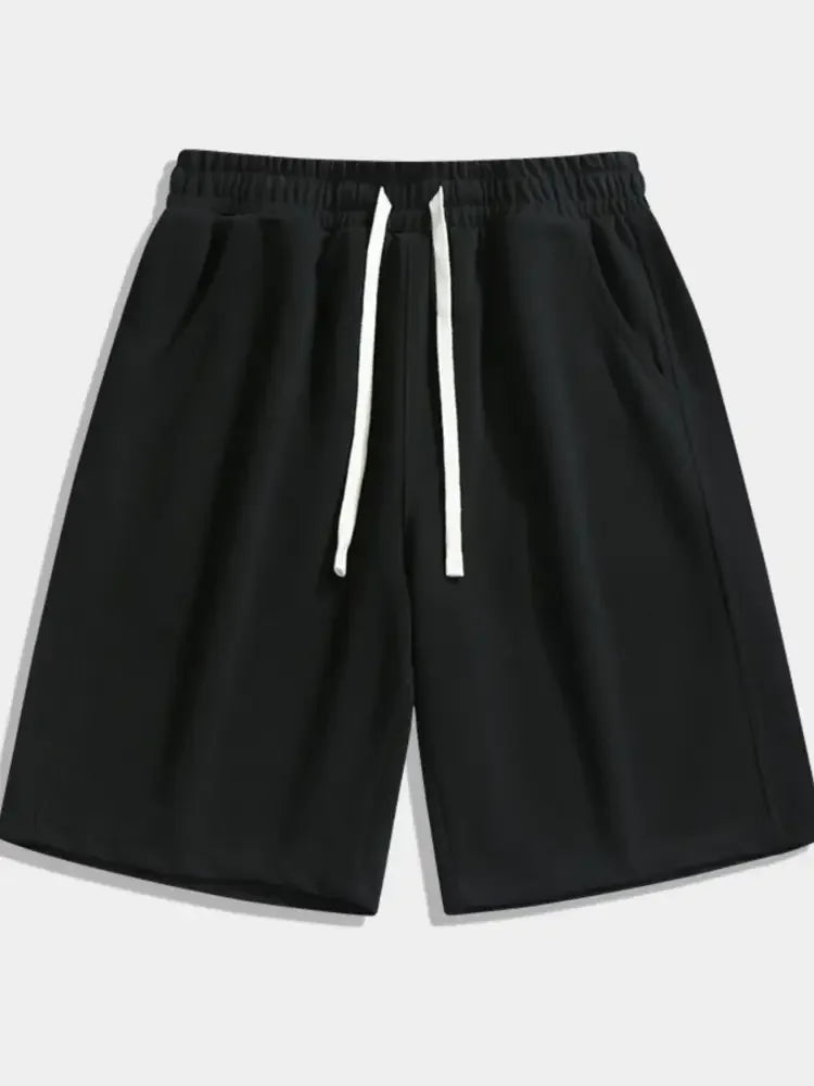 Men's Plus Size Drawstring Casual Shorts