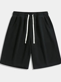 Men's Plus Size Drawstring Casual Shorts