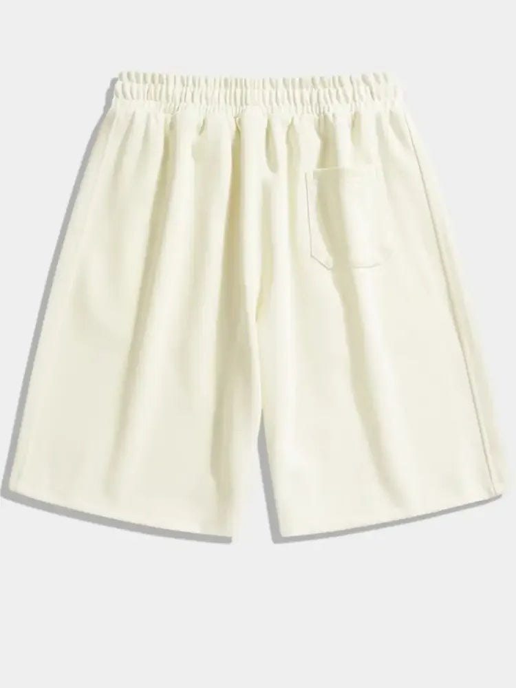 Men's Plus Size Drawstring Casual Shorts
