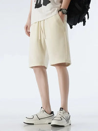 Men's Plus Size Drawstring Casual Shorts