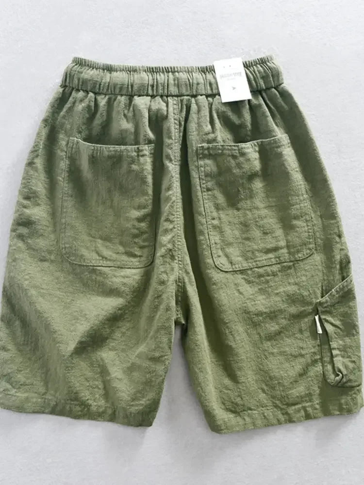 Men's Plus Size Drawstring Casual Shorts