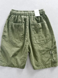 Men's Plus Size Drawstring Casual Shorts
