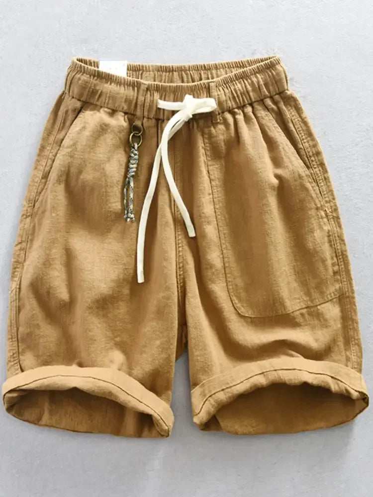 Men's Plus Size Drawstring Casual Shorts