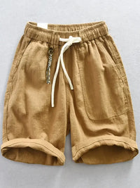 Men's Plus Size Drawstring Casual Shorts
