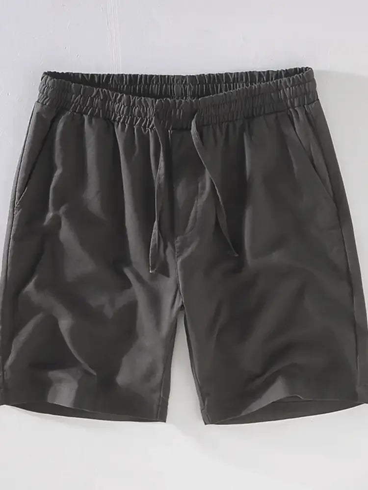 Men's Plus Size Drawstring Casual Shorts