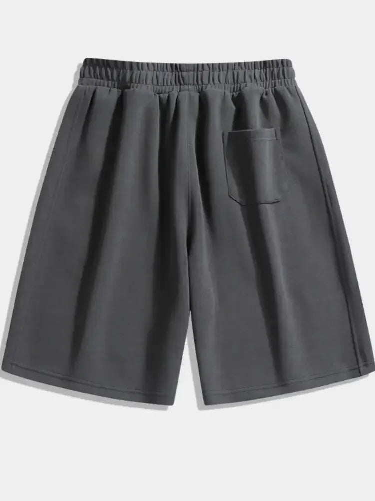 Men's Plus Size Drawstring Casual Shorts