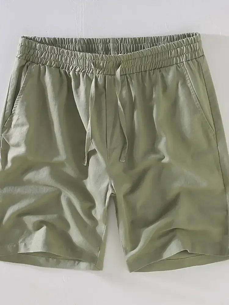 Men's Plus Size Drawstring Casual Shorts