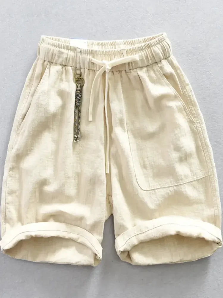 Men's Plus Size Drawstring Casual Shorts