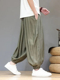 Men's Plus Size Drawstring Loose Fit Joggers