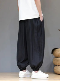 Men's Plus Size Drawstring Loose Fit Joggers