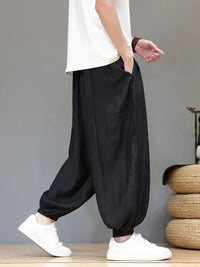 Men's Plus Size Drawstring Loose Fit Joggers
