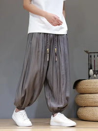 Men's Plus Size Drawstring Loose Fit Joggers